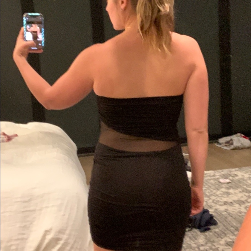 Black strapless dress Arden B